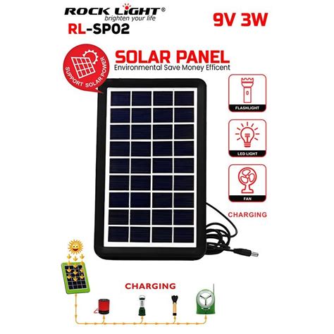 Rocklight Rl Sp Versatile Portable Solar Panel Rocklight