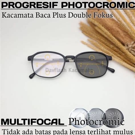 Jual KACAMATA FRAME 2127 BACA PLUS DAN JALAN PROGRESIF PHOTOCROMIC