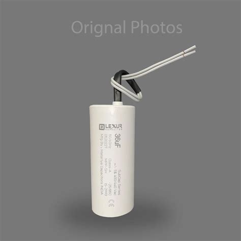 Lexur 36 Mfd Capacitor For Submersible Motor Clamp Motor Run