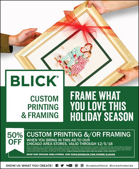 Blick 2018 Custom Printing And Framing Advertisements On Behance