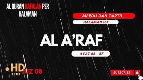 Halaman Juz Semaan Al Quran Al Araf Ayat Merdu Dan