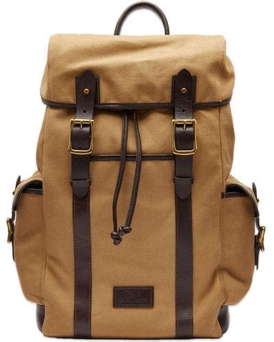 Brown Polo Ralph Lauren Backpacks For Men Lyst