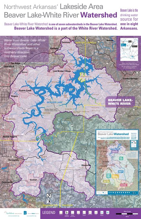 Beaver Lake Map | Color 2018