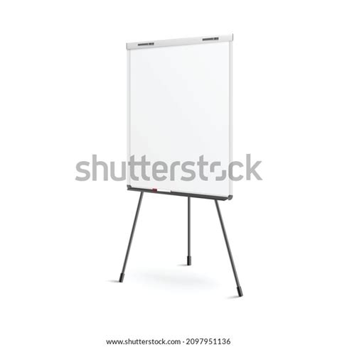 Blank Flip Chart Offices Classrooms Realistic Stock Vector Royalty Free 2097951136 Shutterstock