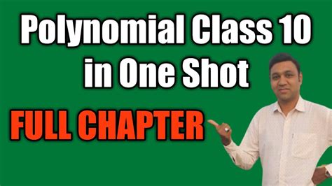 Polynomials Polynomials Class One Shot Polynomials Class Full