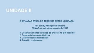 Unidade Ii Terceiro Setor Ppt