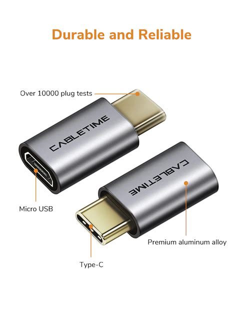 Usb C Male To Micro B Female Adapter Quantum Tech