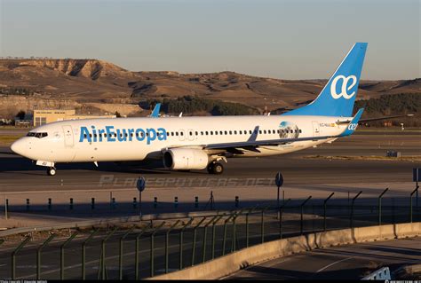 EC MJU Air Europa Boeing 737 85P WL Photo By Alexander Jeglitsch ID