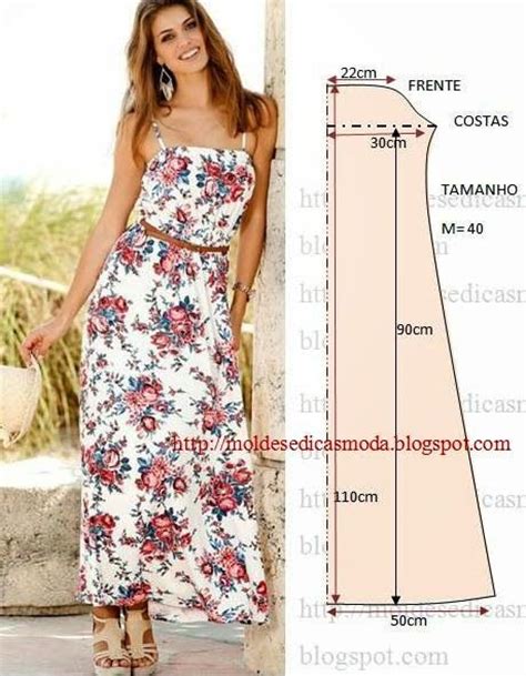 VESTIDO FÁCIL DE FAZER 11 Moldes Dicas Moda