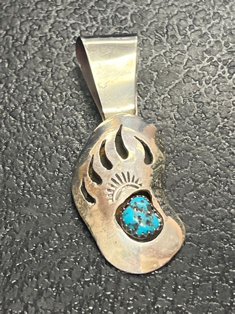 Native American Navajo Jewelry Handmade Sterling Silver Turquoise