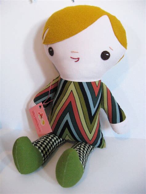 Wee Wonderfuls Sweet Cloth Boy Doll By Whimsyvintage On Etsy