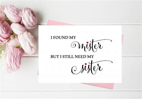 Funny Bridesmaid Proposal Cards I Found My Mister But I Still Need My