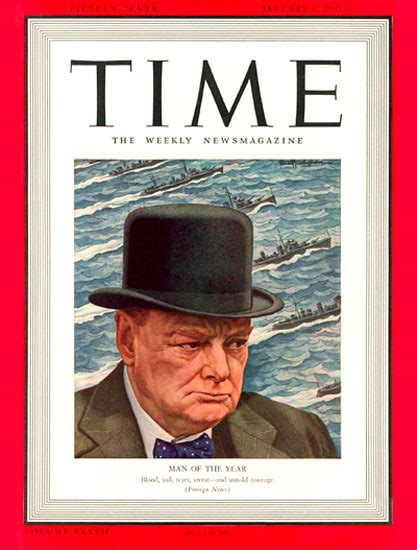 Winston Churchill Copyright Time Magazine Mad Men Art