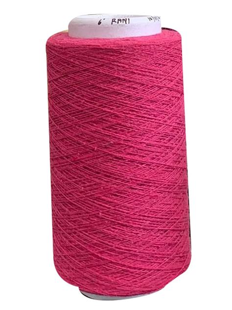 Twisted Dyed 6S Rani Cotton Yarn For Textile Industry At Rs 63 Kg In