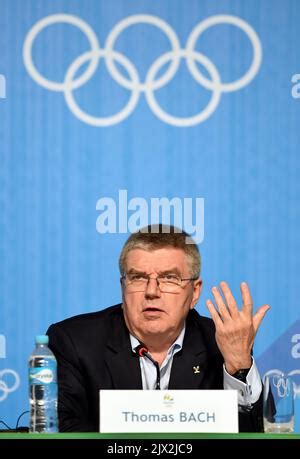 International Olympic Committee IOC President Thomas Bach And Gao