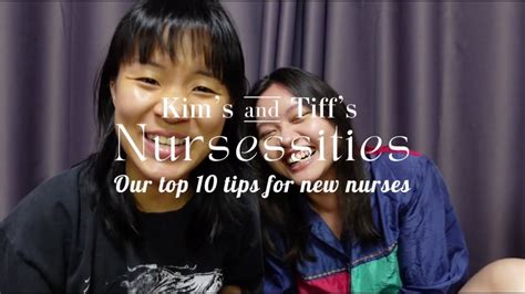 Nursessities Our Top 10 Tips For New Nurses Youtube