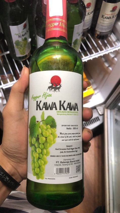 Kawa Kawa Anggur Hijau Makanan And Minuman Makanan Instan Di Carousell