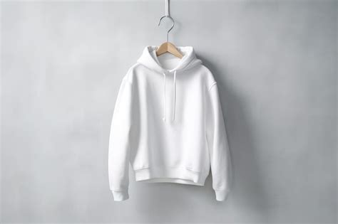 Premium AI Image | white hoodie mockup