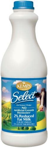 Kemps Select 2 Reduced Fat Milk 1 Qt Kroger