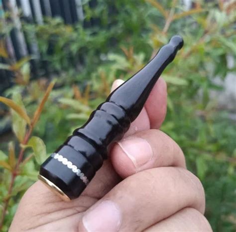 Once Pipa Kayu Kelor Hitam Profil Motif Timah Lazada Indonesia