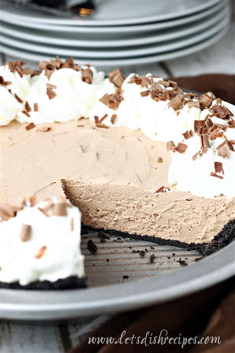 German Sweet Chocolate Pie | Let's Dish Recipes