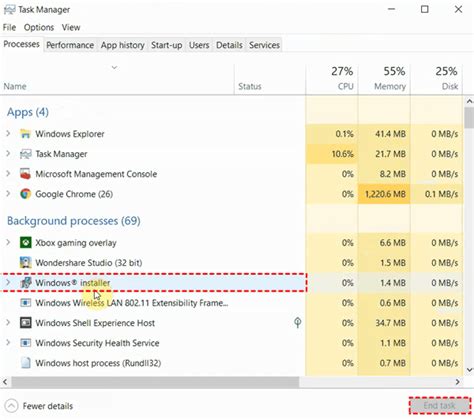 Background Processes Windows 1.0