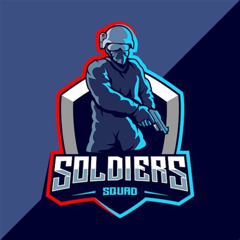 Premium Vector Soldier Mascot Esport Logo Design