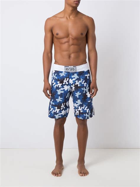 Amir Slama Camouflage Print Swim Shorts Farfetch