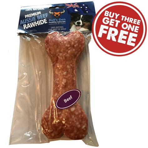 Organic & Natural Digestible Rawhide Crunchy Bone Beef – Petcetera