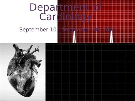 PPTX Presentation On Hospital Training At Cardiology Department