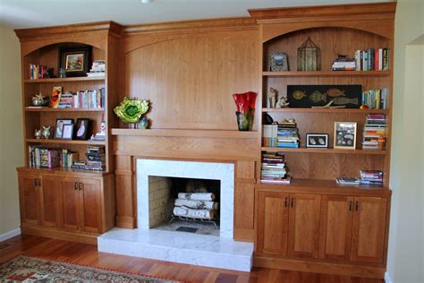 Hand Crafted Built-In Bookcases - Fireplace Surround by Intelligent Design Woodwork | CustomMade.com