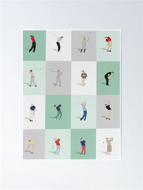 The Greatest Golfers Of All Time Poster For Sale By PegeenWarm