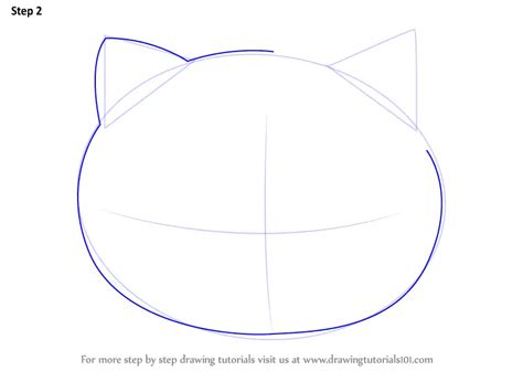 How to draw Hello Kitty face (Hello Kitty) Step by Step ...