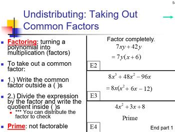 Results For Factoring Polynomials Guided Notes Tpt