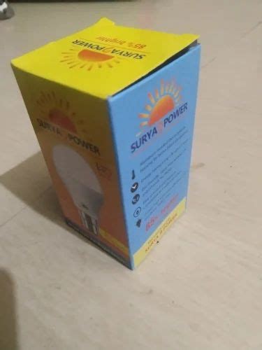 Duplex Paper Printed LED Bulb Packaging Box At Rs 1 65 Piece In