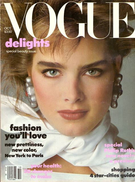 1983 Vogue Fashion Magazine Brooke Shields Venice Italy Lord Etsy Canada Brooke Shields