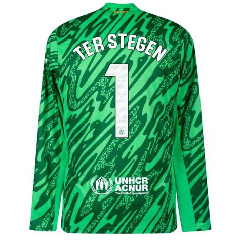 Barca Goalkeeper Jersey Ter Stegen Foot Soccer Pro