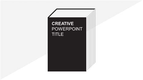 Minimal Book Cover PowerPoint Templates - PowerPoint Free