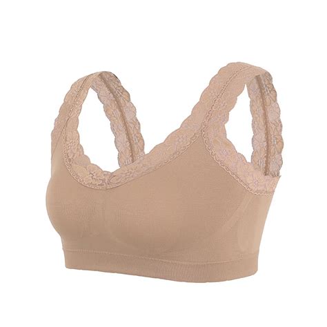 New Women Plus Size V Neck Underwear Lingerie Sexy Vest Crop Wire Free