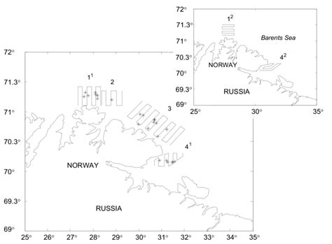 Catch Positions For 33 Minke Whales Asterisk Sampled In Four