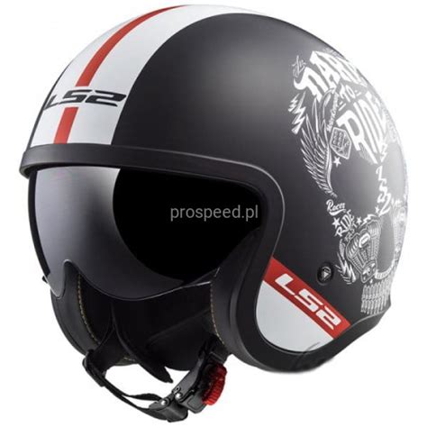 Kask Motocyklowy Otwarty LS2 OF599 SPITFIRE INKY MATT BLACK W Sklep