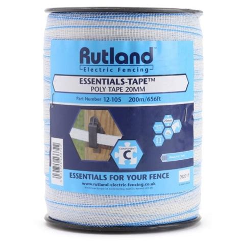 Rutland Poly Tape Essential Electric Fence Tape