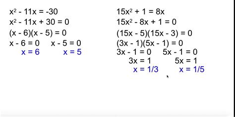 Solving Equations By Factoring - Tessshebaylo