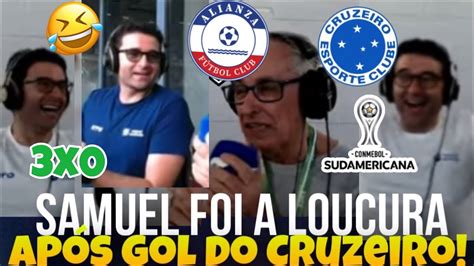 SAMUEL VENÂNCIO FOI A LOUCURA APÓS GOLEADA DO CRUZEIRO NA COLÔMBIA