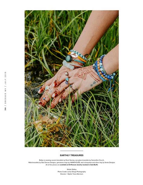 Dressed MV Magazine Features RUMI SUMAQ Woven Macrame Bracelets Dressed