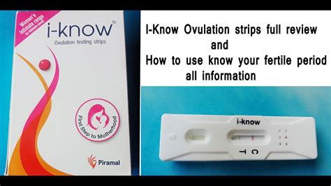 I Know Ovulation Strip Full Review How To Use I Know Ovulation Kit