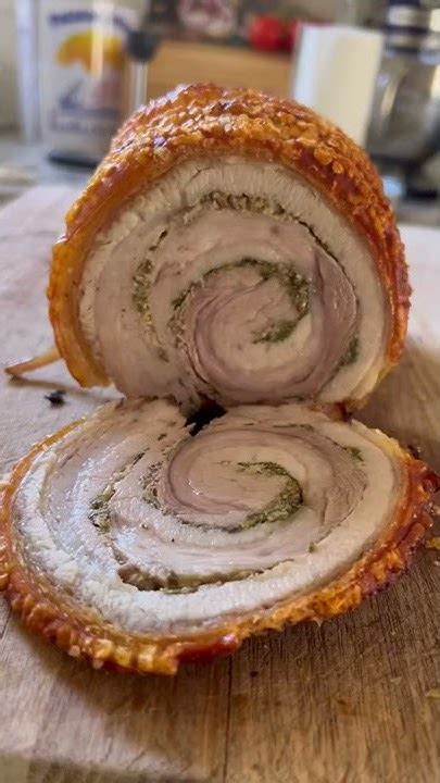 Porchetta Recipe Pork Belly Herbs Garlic Fennel Seeds Great Party