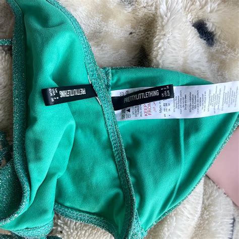 Turquoise Sparkly Bikini Bought For Shoot But Never Depop