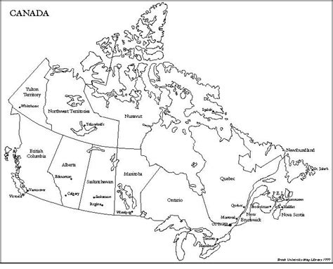 Blank Map Of Canada Provinces And Capitals 2022 US Map Printable Blank