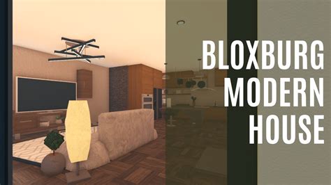 Bloxburg Modern House 110k Speedbuild Youtube